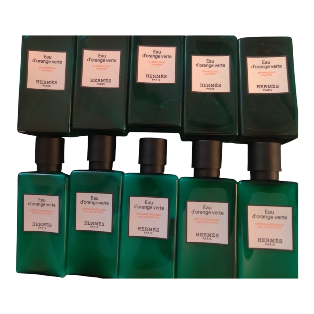 Hermes eau D'orange Verte shampoo & conditioner (6 sets)